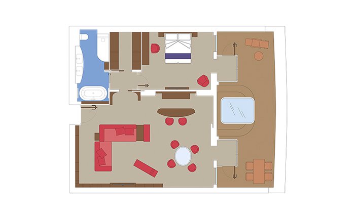 MSC Yacht Club Owner’s Suite With Whirlpool Bath| MSC Cruises MSC Yacht Club Owner’s Suite With Whirlpool Bath| MSC Cruises