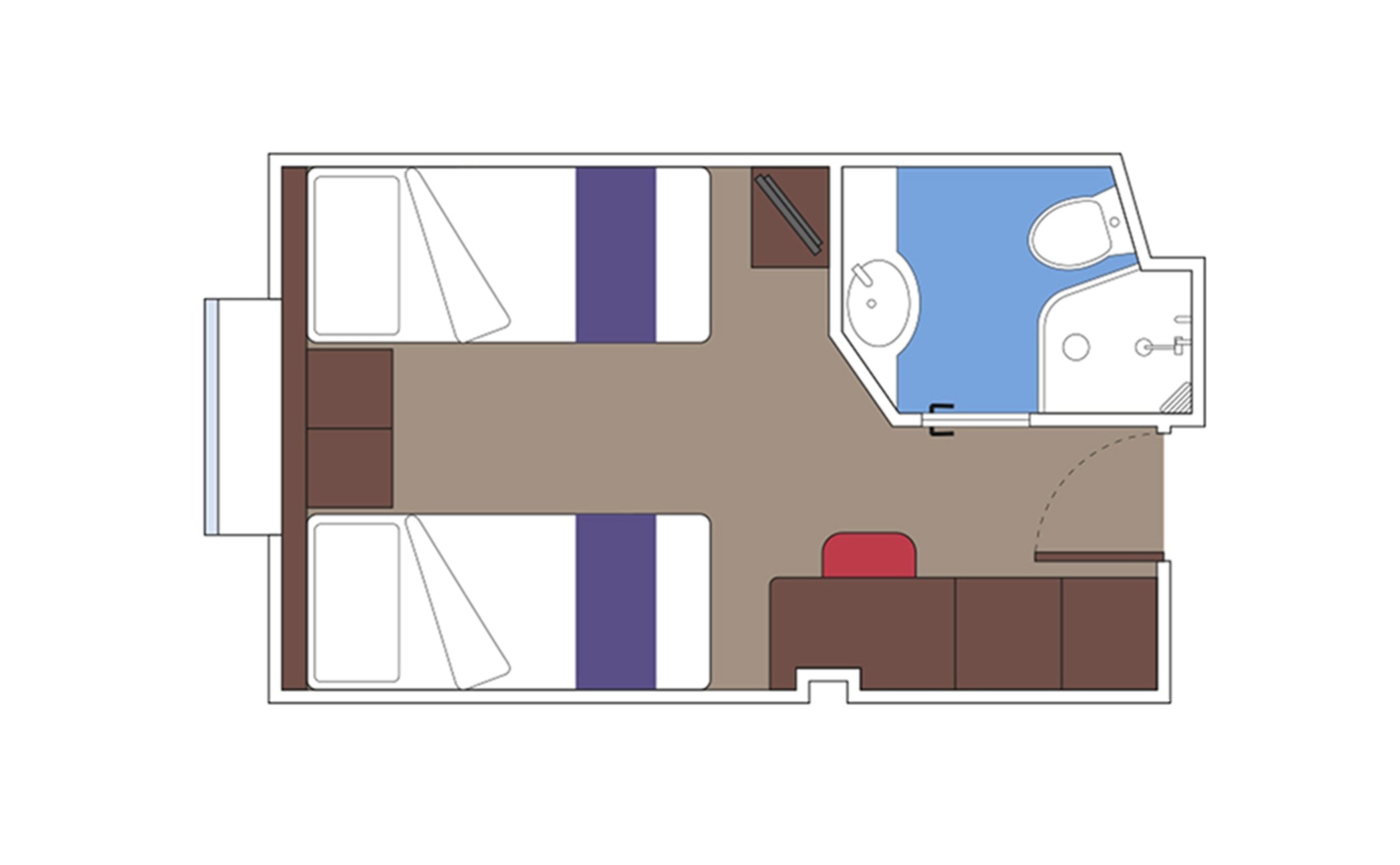 MSC Divina Cabin: Ocean View | MSC Cruises MSC Divina Cabin: Ocean View | MSC Cruises