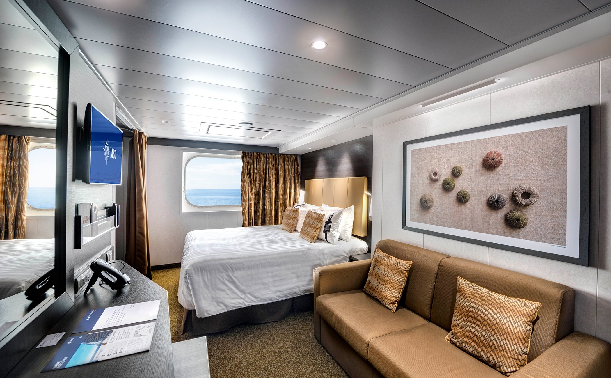 MSC Grandiosa Cabin: Ocean View 16 MSC Grandiosa Cabin: Ocean View 16